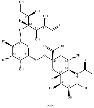 6'-N-ACETYLNEURAMIN-LACTOSE SODIUM SALT Structure