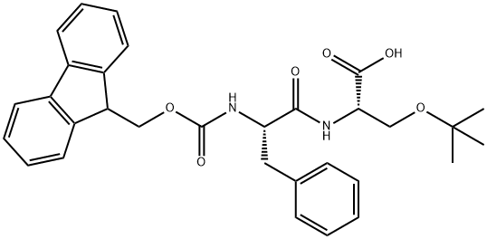 FMOC-PHE-SER(TBU)-OH Structure