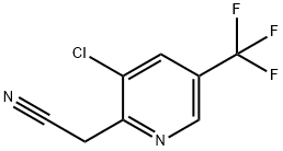 2-[3-Chloro-5-(trifluoroMethyl)-2-pyridinyl]-acetonitrile Structure