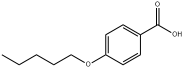 4-Pentyloxybenzoic acid  Structure