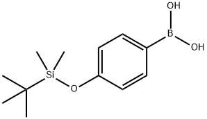 4-(TERT-BUTYLDIMETHYLSILYLOXY)PHENYLBORONIC ACID Structure