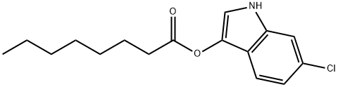 6-CHLORO-3-INDOXYL CAPRYLATE Structure