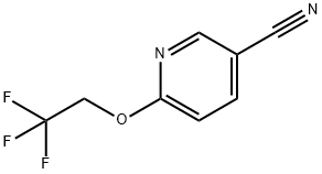 6-(2,2,2-TRIFLUOROETHOXY)PYRIDINE-3-CARBONITRILE Structure