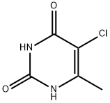 5-CHLORO-6-METHYLURACIL Structure