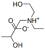 diethyl(2-hydroxyethyl)ammonium lactate Structure