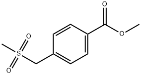 METHYL 4-(METHANESULFONYLMETHYL)BENZOATE Structure