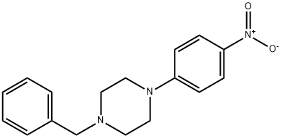 1-BENZYL-4-(4-NITROPHENYL)PIPERAZINE Structure