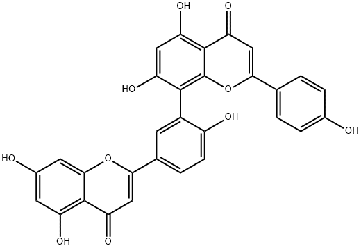 Amentoflavone Structure