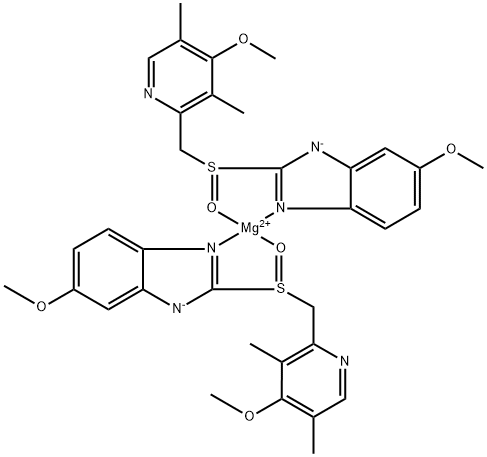 Esomeprazole magnesium Structure