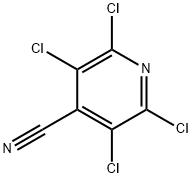 2,3,5,6-TETRACHLOROISONICOTINONITRILE Structure