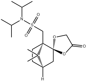 (S)-CAMPHORSULFONIC ACID DIISOPROPYLAMIDE GLYCOLATE ACETAL Structure