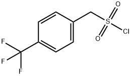 4-TRIFLUOROMETHYLBENZYLSULFONYL CHLORIDE Structure