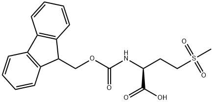 FMOC-MET(O2)-OH Structure