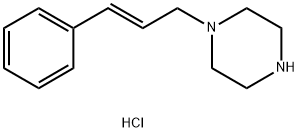 CINNAMYL PIEPRAZINE HYDROCHLORIDE Structure