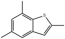 2,5,7-TRIMETHYLBENZOTHIOPHENE Structure