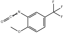 2-METHOXY-5-TRIFLUOROMETHYLPHENYL ISOCYANATE Structure