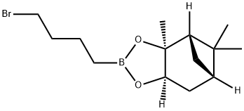 (1S,2S,3R,5S)-(+)-2,3-PINANEDIOL 4-BROMOBUTYLBORONATE ESTER Structure