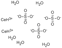 CERIUM(III) SULFATE PENTAHYDRATE Structure