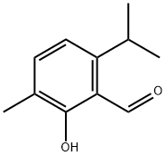 2-HYDROXY-6-ISOPROPYL-METHYL-BENZALDEHYDE Structure