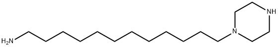 1-(12-AMINODODECYL)PIPERAZINE Structure