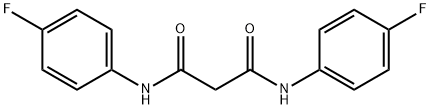 N,N''-BIS-(4-FLUORO-PHENYL)-MALONAMIDE Structure