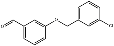 3-[(3-CHLOROBENZYL)OXY]BENZALDEHYDE Structure