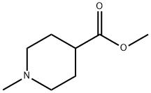 N-METHYL-4-PIPERIDINECARBOXYLIC ACID METHYL ESTER Structure