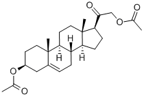 21-HYDROXYPREGNENOLONE 3,21-DIACETATE Structure