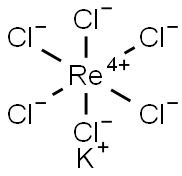 POTASSIUM HEXACHLORORHENATE(IV) Structure