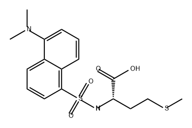 DANSYL-L-METHIONINE PIPERIDINIUM SALT Structure