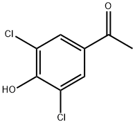 3',5'-DICHLORO-4'-HYDROXYACETOPHENONE Structure