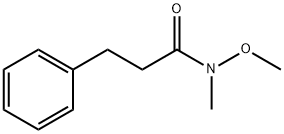 N-METHOXY-N-METHYL-3-PHENYL-PROPIONAMIDE Structure