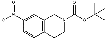 tert-Butyl 7-nitro-3,4-dihydroisoquinoline-2(1H)-carboxylate Structure