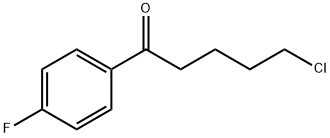 5-CHLORO-1-(4-FLUOROPHENYL)-1-OXOPENTANE Structure