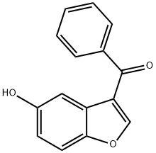 (5-HYDROXY-1-BENZOFURAN-3-YL)(PHENYL)METHANONE Structure