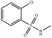 2-Chloro-N-methylbenzenesulphonamide Structure