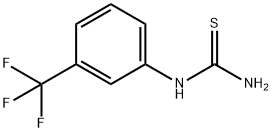 3-(TRIFLUOROMETHYL)PHENYLTHIOUREA Structure