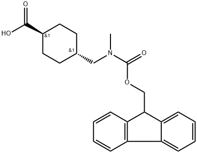 FMOC-N-METHYL-TRANEXAMIC ACID Structure