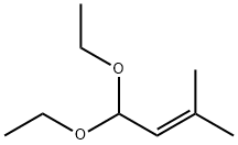 1 1-DIETHOXY-3-METHYL-2-BUTENE  97 Structure