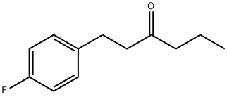 1-(4-FLUORO-PHENYL)-HEXAN-3-ONE Structure