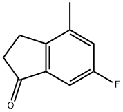 6-FLUORO-4-METHYLINDAN-1-ONE Structure