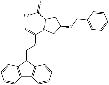 FMOC-HYP(BZL)-OH Structure