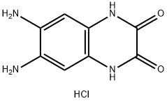 6,7-DIAMINOQUINOXALINE-2,3-DIONE, DIHYDROCHLORIDE Structure