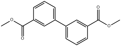 BIPHENYL-3,3'-DICARBOXYLIC ACID DIMETHYL ESTER Structure