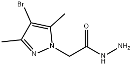 2-(4-BROMO-3,5-DIMETHYL-1H-PYRAZOL-1-YL)ETHANOHYDRAZIDE Structure