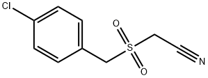 2-[(4-CHLOROBENZYL)SULFONYL]ACETONITRILE Structure