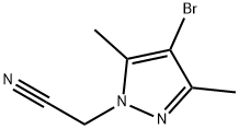 2-(4-BROMO-3,5-DIMETHYL-1H-PYRAZOL-1-YL)ACETONITRILE Structure