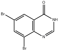 6,8-DIBROMO-4-QUINAZOLONE Structure