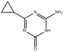 2-AMINO-4-CYCLOPROPYL-6-HYDROXY-1,3,5-TRIAZINE Structure