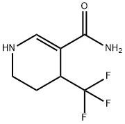 1,2,3,4-TETRAHYDRO-4-(TRIFLUOROMETHYL)PYRIDINE-5-CARBOXAMIDE Structure